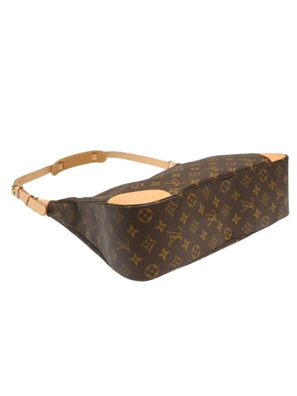 Louis Vuitton Boulogne 35 Shoulder Bag Vachetta Leather Brown Gold 4